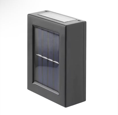 Lampă LED de perete pentru exterior, iluminare dublă sus-jos, design modern rezistent la intemperii – ideală pentru curți, terase, garduri și fațade