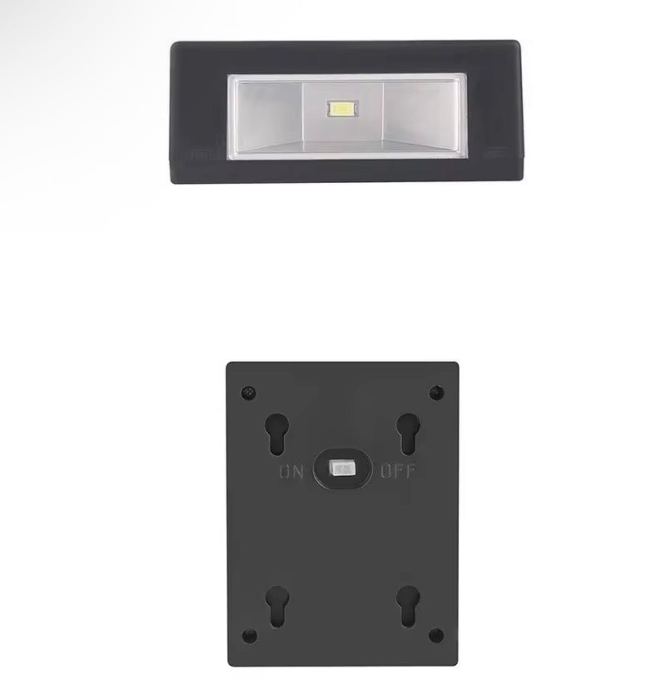 Lampă LED de perete pentru exterior, iluminare dublă sus-jos, design modern rezistent la intemperii – ideală pentru curți, terase, garduri și fațade
